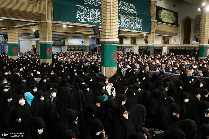مراسم عزاداری شام شهادت حضرت فاطمه‌ زهرا (س) در حسینیه امام خمینی