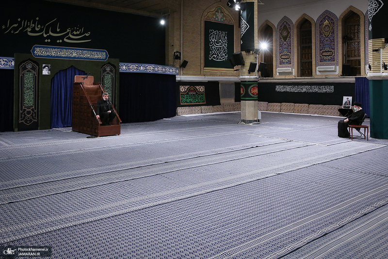 عزاداری شام شهادت حضرت زهرا (س) در حسینیه امام خمینی