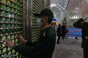 تجدید میثاق فرزندان کارکنان آماد و پشتیبانی سپاه با آرمان‌های حضرت امام(س)