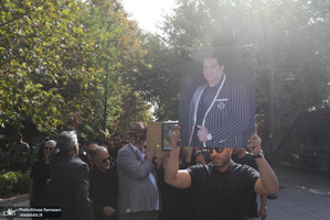 مراسم تشییع امید جهان