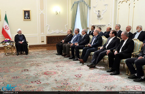 دیدار نوروزی حسن روحانی با جمعی از کارگزاران نظام و مدیران دستگاه ها