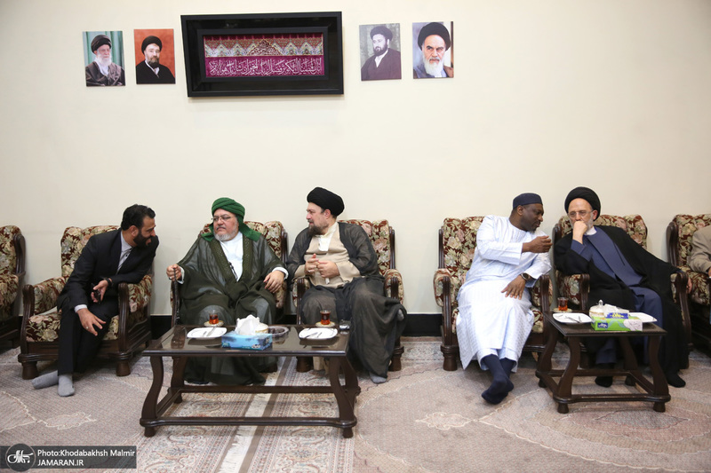 دیدار چند تن از مهمان خارجی سی و هفتمین کنفرانس وحدت اسلامی با سید حسن خمینی