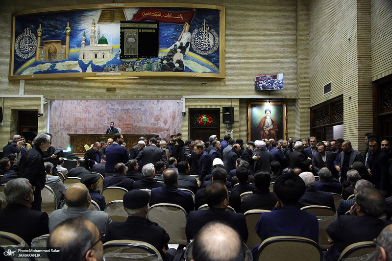 مراسم ترحیم مادر محمد شریعتمداری