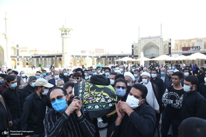 مراسم تشییع حجت الاسلام و المسلمین سید محمد جواد حسینی کاشانی(ره)