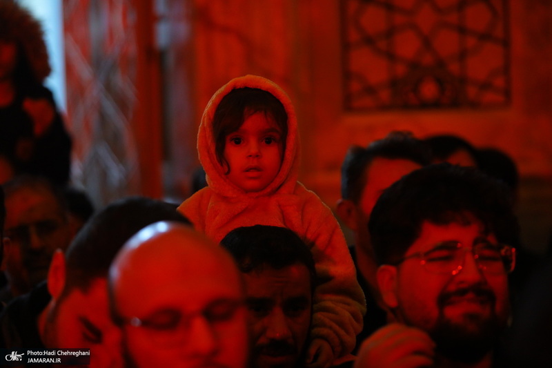 مراسم عزاداری شهادت حضرت فاطمه زهرا (س) در مسجد اعظم قم‎