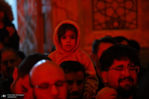 مراسم عزاداری شهادت حضرت فاطمه زهرا (س) در مسجد اعظم قم‎