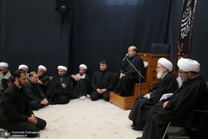 عزاداری در بیوت مراجع عظام تقلید و علما در سالروز شهادت حضرت فاطمه(س)
