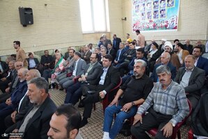 مراسم سی و هفتمین سالگرد بزرگداشت امام خمینی (س) در روستای خیارج استان قزوين