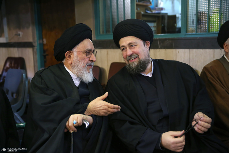 مراسم سالگرد رحلت آیت‌الله سید محمد موسوی بجنوردی در حسینیه جماران  -1