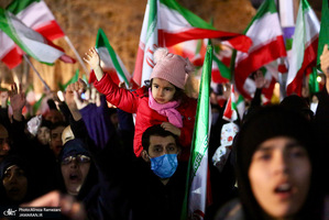 تجمع مردمی در میدان تجریش تهران
