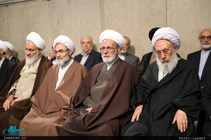 دیدار مسئولان نظام و سفرای کشورهای اسلامی با رهبر معظم انقلاب