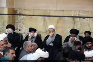 مراسم بزرگداشت آیت الله هاشمی رفسنجانی(ره) در مسجد اعظم قم-1