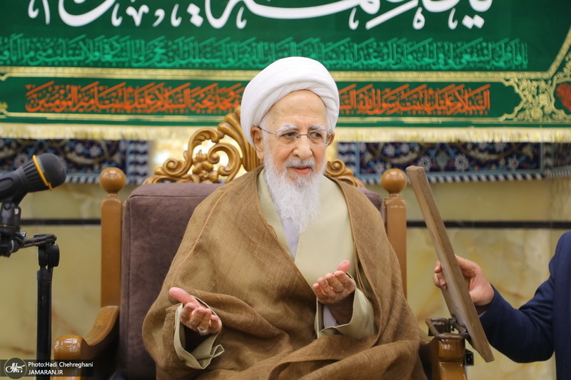 تقدیر از آیت الله العظمی جوادی آملی به‌مناسبت روز معلم‎