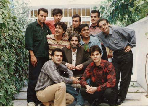 عکسی زیرخاکی از مهران مدیری و دوستان