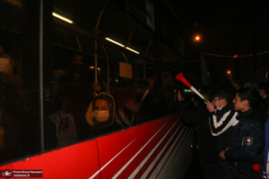 شادی مردم پس از صعود تیم ملی به جام جهانی قطر