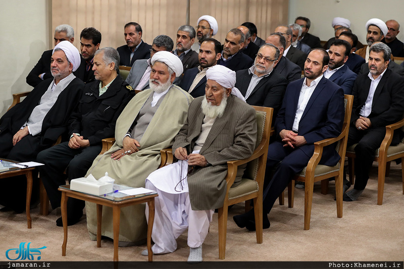 دیدار اعضای ستاد کنگره ملی شهدای استان سیستان و بلوچستان با رهبر معظم انقلاب