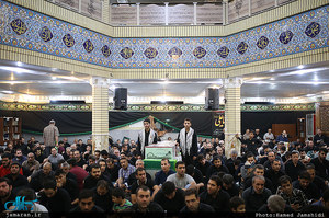 مراسم احیای شب بیست و سوم ماه مبارک رمضان در مسجد باب الحوائج تهران