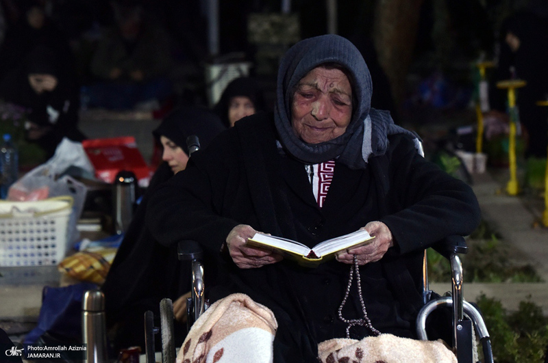 احیای شب بیست و سوم ماه رمضان در گلزار شهدای بهشت زهرا (س)