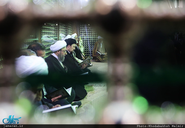 آیت الله آملی لاریجانی در مراسم تجدید میثاق: وظیفه اصلی قوه قضاییه برخورد با مفسدان اقتصادی است/ برای گام برداشتن در مسیر آرمان های امام، نیاز به تلاش بیشتر و ایثار همه مسئولان است/ تشکر رئیس دستگاه قضا از یادگار امام