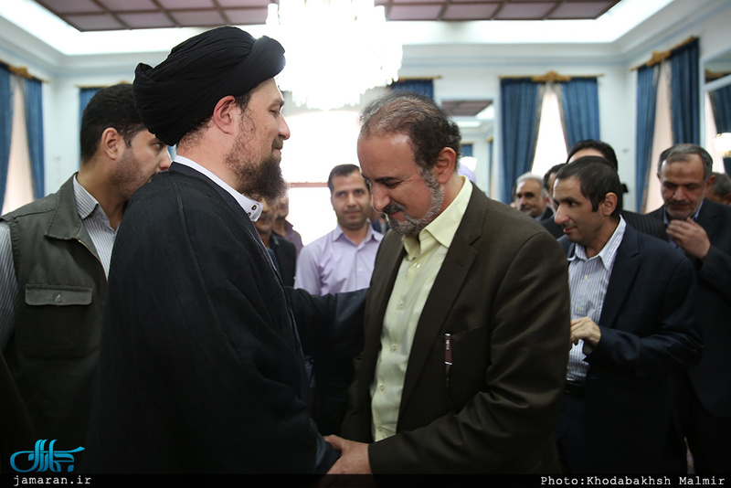 دیدار اعضای شورای اسلامی شهر تهران با سید حسن خمینی