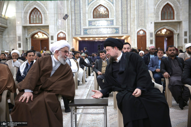 دیدار دبیرکل و کارکنان مجمع جهانی اهل بیت (ع) با سیدحسن خمینی