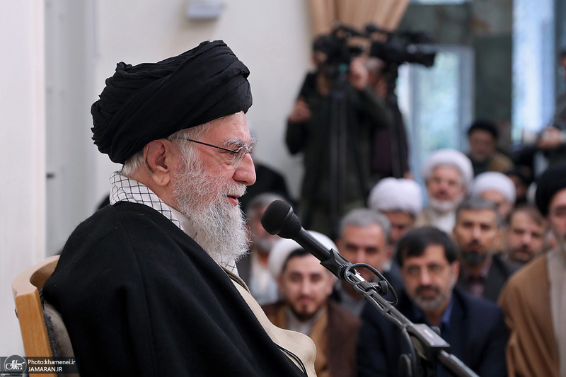 دیدار دست‌اندرکاران برگزاری همایش بین‌المللی تفسیر تسنیم با رهبر معظم انقلاب