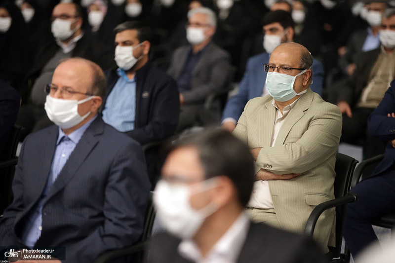 دیدار جمعی از پرستاران و خانواده‌ شهدای مدافع سلامت با رهبر معظم انقلاب