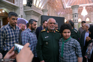 تجدید میثاق خانواده معظم شهدای سازمان حفاظت اطلاعات سپاه با آرمان های حضرت امام خمینی (س)