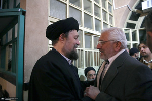 مراسم سالگرد رحلت آیت‌الله سید محمد موسوی بجنوردی در حسینیه جماران  -1