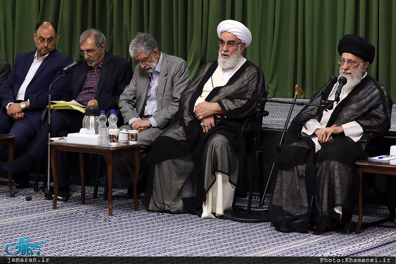 دیدار جمعی از شاعران و اهالی فرهنگ و ادب با رهبر معظم انقلاب