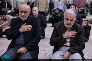 مراسم عزاداری شهادت امام حسن عسکری در حرم امام خمینی(س) 