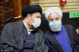 مراسم ختم حجت الاسلام و المسلمین سید محمود دعایی در مسجد نور -1