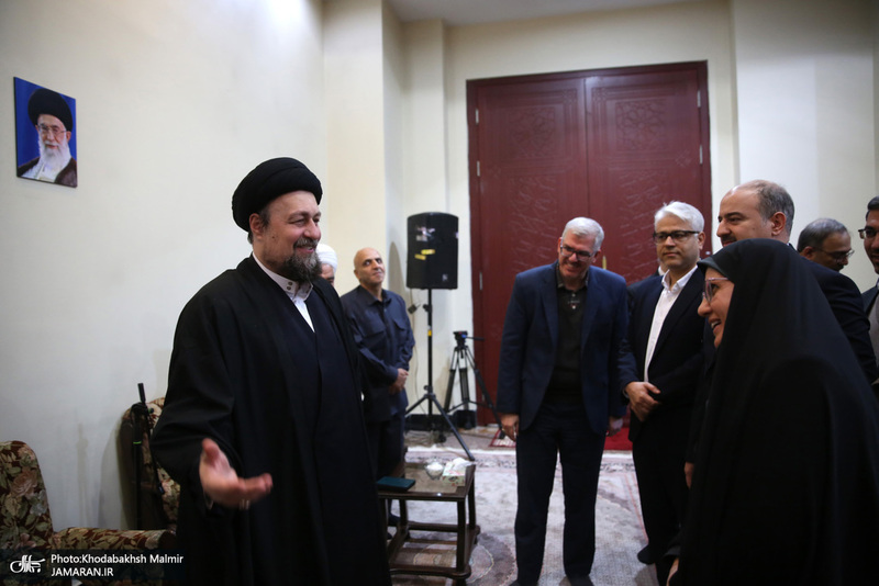 دیدار وزیر ارتباطات و معاونین با سید حسن خمینی