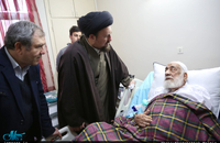 عیادت سید حسن خمینی از حجت الاسلام و المسلمین سید مهدی طباطبایی 