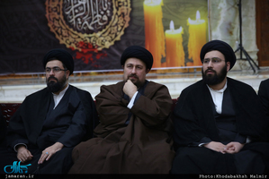 مراسم عزاداری شب شهادت حضرت زهرا(س) در حرم امام خمینی (س)