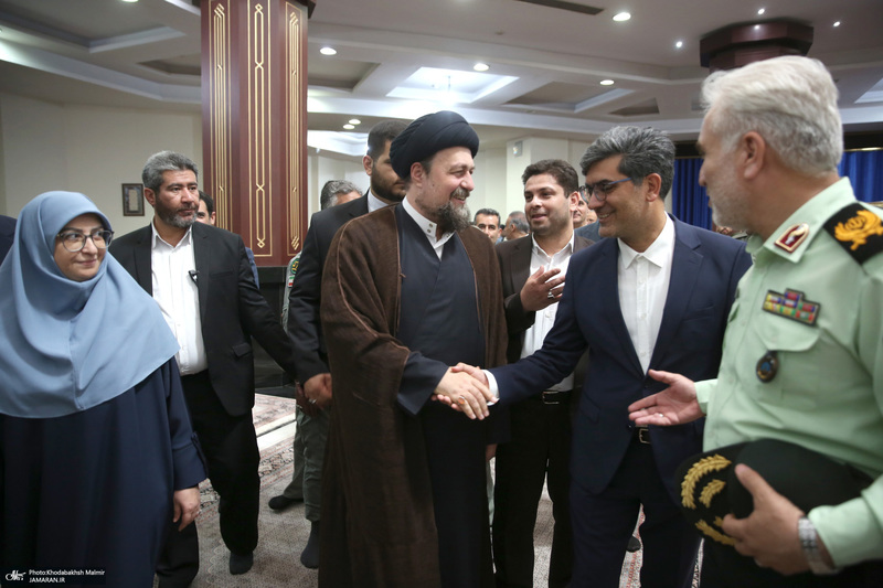 دیدار رئیس و مدیران سازمان حفاظت محیط زیست با سید حسن خمینی