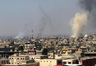 درگیری ارتش عراق با داعش در اطراف ورزشگاه موصل/ حشد شعبی: 70 درصد اهداف عملیاتی محقق شده است