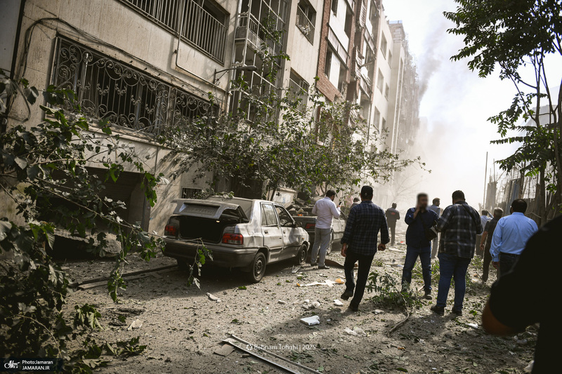 تجاوز رژیم صهیونیستی به منطقه مسکونی غیرنظامی در تهران