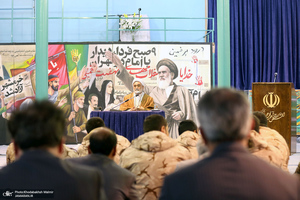 مراسم جشن نیمه شعبان در حسینیه جماران‎‎