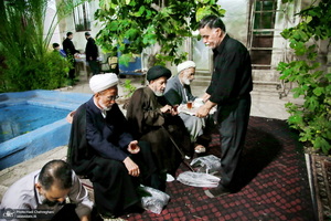 عزاداری دهه اول ماه صفر در بیت مرحوم آیت الله نصرالله شاه آبادی‎ (ره)