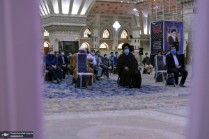 تجدید میثاق سرپرست و کارکنان موسسه تنظیم و نشر آثار امام خمینی(س) با آرمان های بنیانگذار جمهوری اسلامی