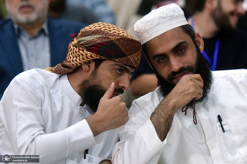 تجدید میثاق مهمانان سی و نهمین اجلاس وحدت اسلامی با آرمان‌های امام خمینی(س) -1