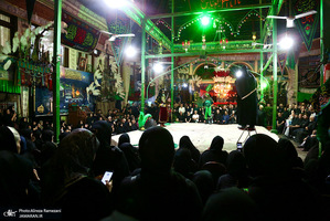 مراسم روز تاسوعاى حسينی در تکیه بزرگ تجریش