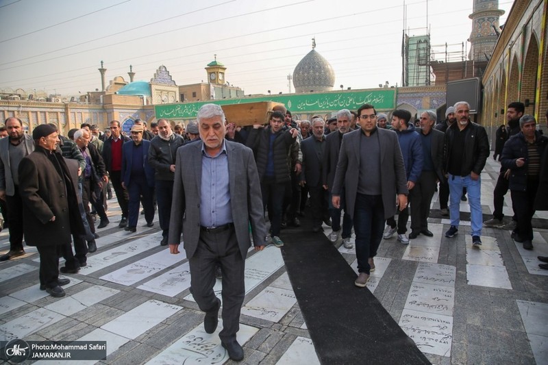 مراسم تشییع و خاکسپاری پدر دکتر جوادی یگانه