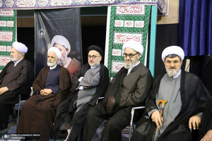 مراسم چهلمین روز مرحوم آیت الله صانعی در حسینیه جماران