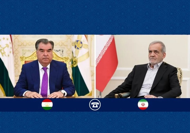 گفت‌وگوی تلفنی روسای جمهور ایران و تاجیکستان/ پزشکیان زادروز امامعلی رحمان را تبریک گفت