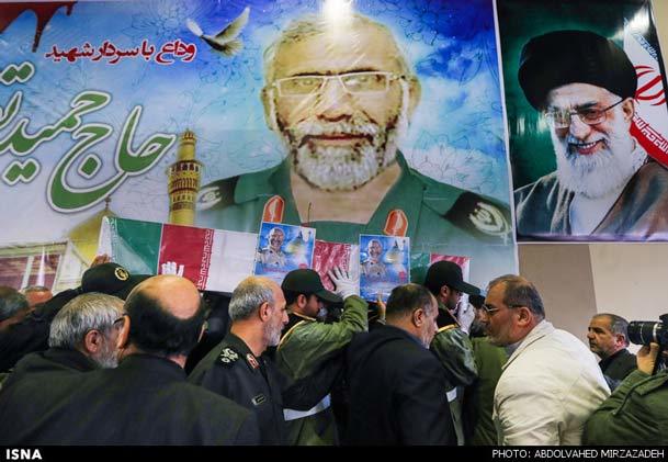 پیکر شهید تقوی تشییع شد/ شمخانی: اگر افرادی مانند شهید تقوی ایستادگی نکنند دشمن به ناامن سازی میهن مان طمع می کند