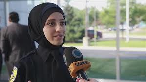 نخستین پلیس محجبه آمریکا + عکس