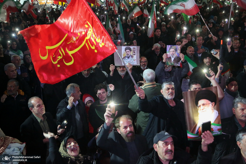 تجمع و راهپیمایی خودرویی در پرند