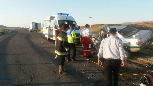 سانحه رانندگی در محور "هشترود-مراغه" با 7 مصدوم